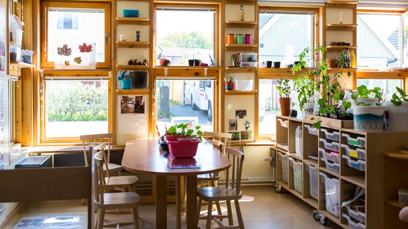 Matsalen på förskolan. Matsalen på förskolan.